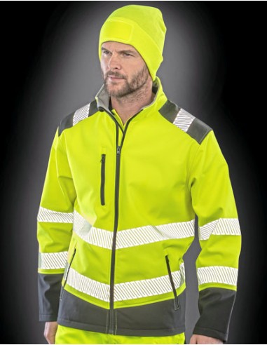 RES-R476X-Printable Ripstop Safety Softshell Jacket